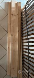 Listelli in legno di abete piallati su 4 lati