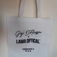 Borsa Tote Bag Bianca e Nera Gigi D'Alessio Lama