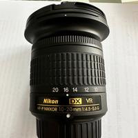 Nikon DX VR AF-P Nikkor 10-20mm 1:4.5-5.6G nero