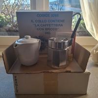 Caffettiera vintage Mulino Bianco Barilla 1984