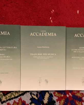 3 Volumi Collana Cahiers Accademia Bardi Di Vernio