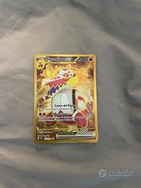 Carta pokemon Skeleridge ex Gold Rara Segreta