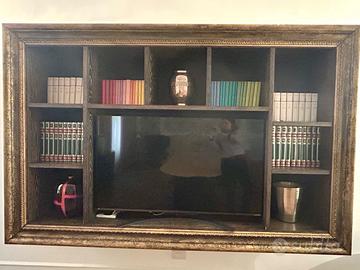 Libreria porta Tv sospesa