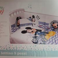 set lettino 5 pezzi Disney baby 