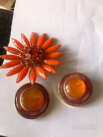 Set spilla e orecchini