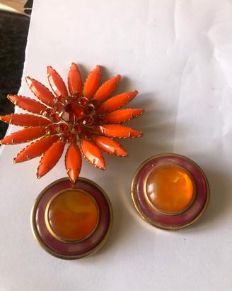 Set spilla e orecchini