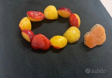 Parure bracciale+anello