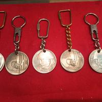 PORTACHIAVI MONETA MUSSOLINI 