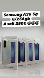 Samsung A36 5g 8/256gb nuovi garanzia 