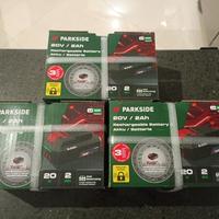 3 batterie 20v parkside 