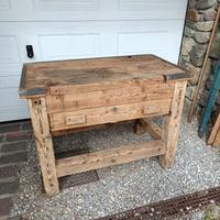 Banco da lavoro in legno