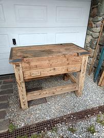 Banco da lavoro in legno