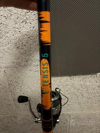 Canna da pesca mulinello + accessori nuovi