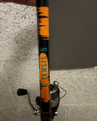 Canna da pesca mulinello + accessori nuovi