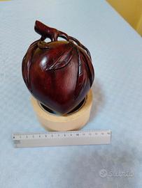 portagioie in legno a forma di cuore