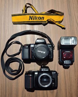 Lotto Nikon: F-801, F-601, Flash, 35-70mm, Cinghie