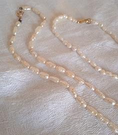 Collier e Bracciale Perle di Fiume Vintage anni 70