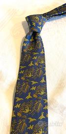 Cravatta Hermes in pura seta