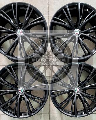 Cerchi 18 neri Alfa Romeo Stelvio Giulietta Giulia