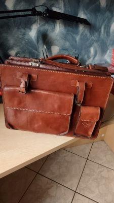 Borsa Cartella  in vera Pelle