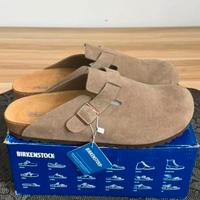 Birkenstock Boston Suede Sabbia 40 Nuove