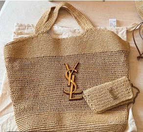 Borsa estiva da spiaggia donna YSL nuova