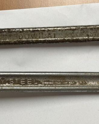 Lotto 2 Chiavi Inglesi Vintage Dowidat Alloy Steel