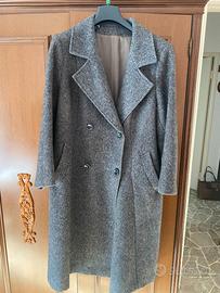 Cappotto Donna Grigio Lana Vergine MadeinItaly XS