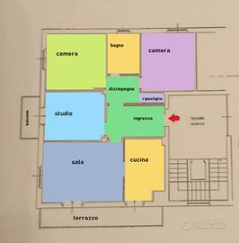 Sovicille (SI) rosia - quadrilocale con garage