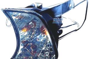 FRECCIE ANTERIORI BMW E34 88-95 VETRO CHIARO NERO 