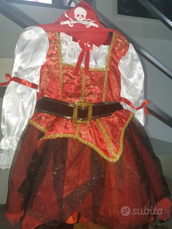 Costume carnevale Piratessa usato  Catania