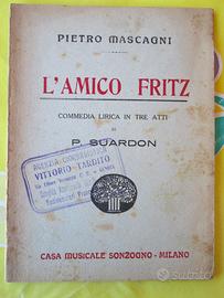 Libretto d'opera: L'amico Fritz (Mascagni) - 1929