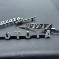 Loghi toyota land cruiser anni 60 collezione