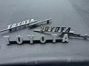 Loghi toyota land cruiser anni 60 collezione