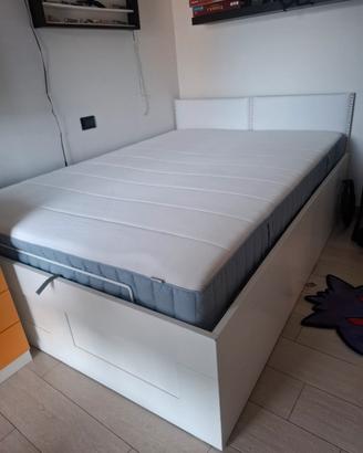 letto ikea piazza e mezza contenitore 