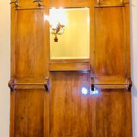 Attaccapanni cappelliera a muro del 1900