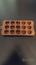 stampo in silicone cuoricini