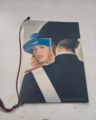 Calendario arma dei carabinieri da collezione 1999