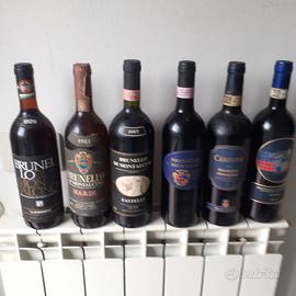 6 splendide bottiglie  di BRUNELLO