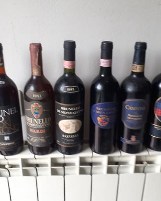 6 splendide bottiglie  di BRUNELLO