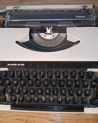 Macchina da scrivere adler tippa anni 70