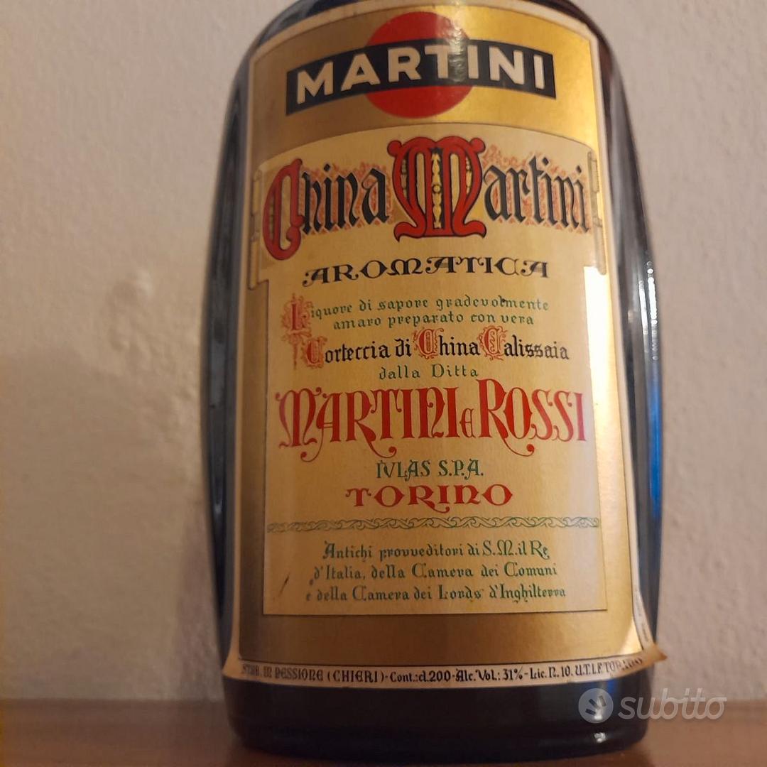bottiglia liquore china martini vintage da collezione