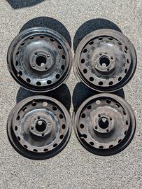 Set 4 Cerchi in acciaio Mefro 14" - 5.5J ET34