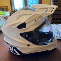 Casco Airoh Commander taglia M bianco con pillock