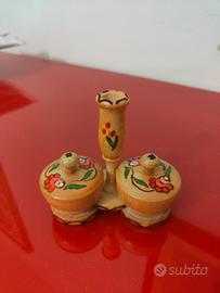 Saliera pepiera artigianale sovietica