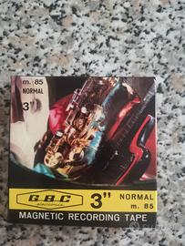 4 MAGNETIC RECORDING TAPE – bobine 3″ 85 m. 