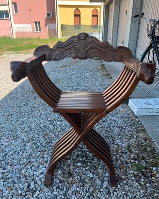 Sedia in legno vintage