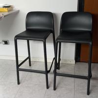 Sgabelli per penisola grigio antracite