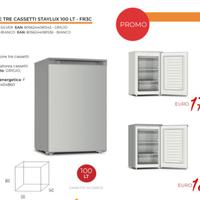 CONGELATORE TRE CASSETTI  STAYLUX 100LT 