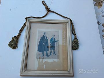 Quadro Stampa d'Epoca / Stampa di Moda Maschile